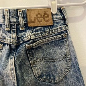 Vintage Lee Acid Wash Tapered Denim Jeans 23” waist
